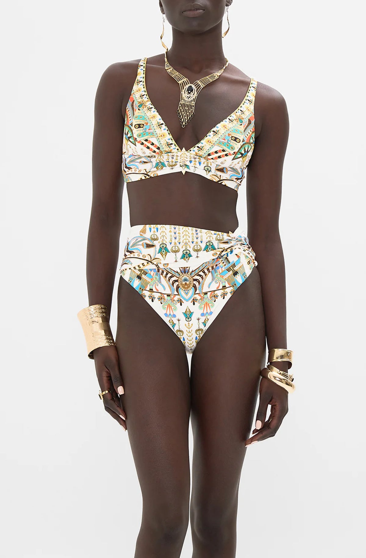 RING FRONT HIGH TRI BRA ROYALTY LOYALTY