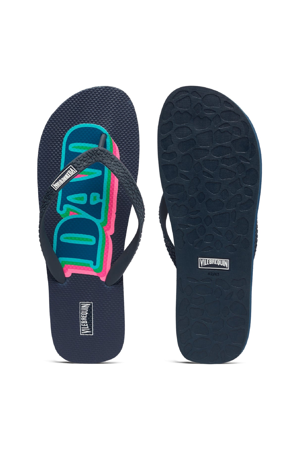 ! VILEBREQUIN Copp In Blue flip flop Vilebrequin Copp Blue Sandals & Slides Vilebrequin main image 2