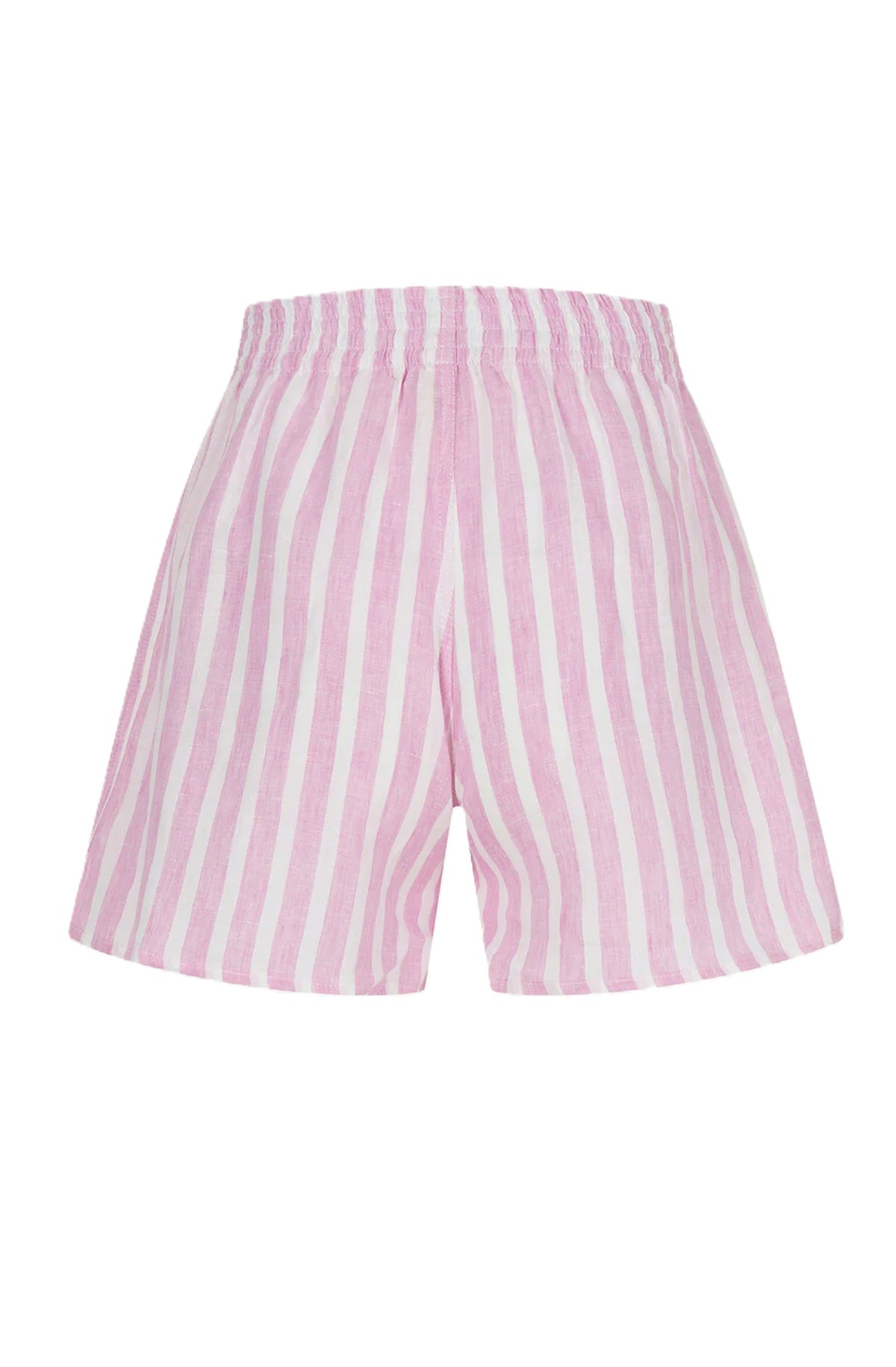 PARAMIDONNA Women Cora Striped Pink Shorts | HAMAC Beach Boutique