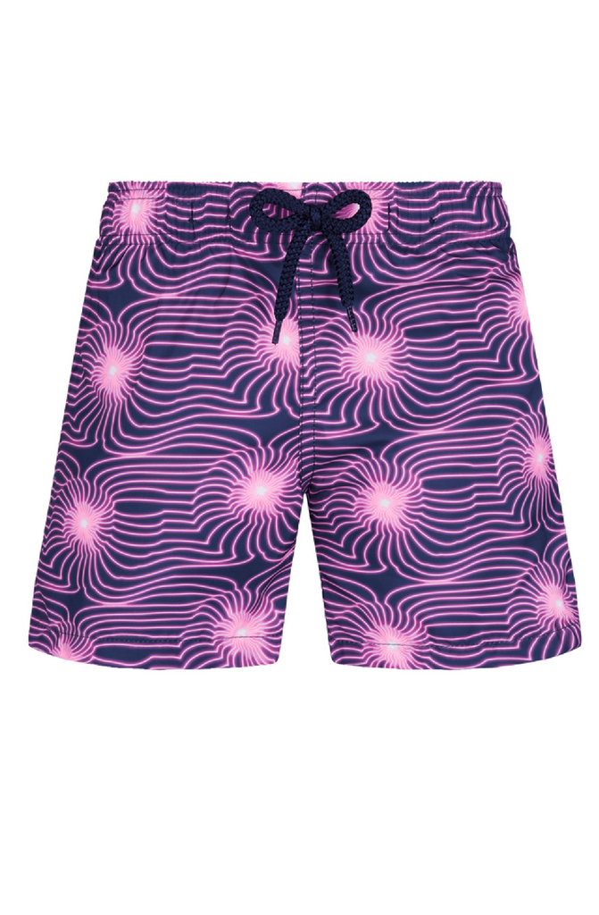 VILEBREQUIN Boys Ultra-light and packable Swim Shorts Hypno Shell