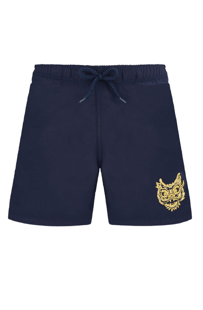 VILEBREQUIN Boys Swim Shorts Placed Embroidery " The Year Of the Dragon"