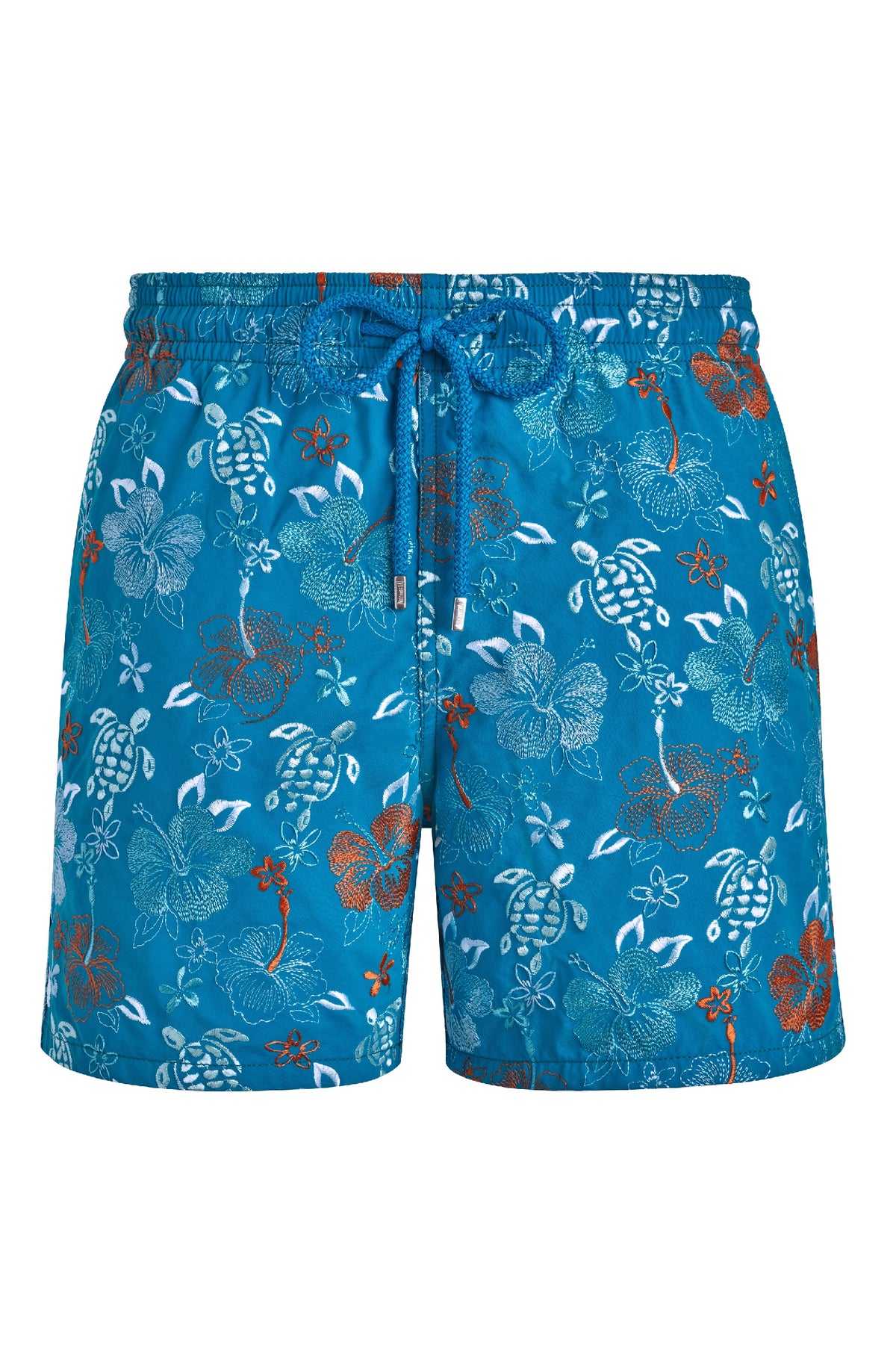 VILEBREQUIN Men Swim Shorts Embroidered Tropical Turtles - Limited
