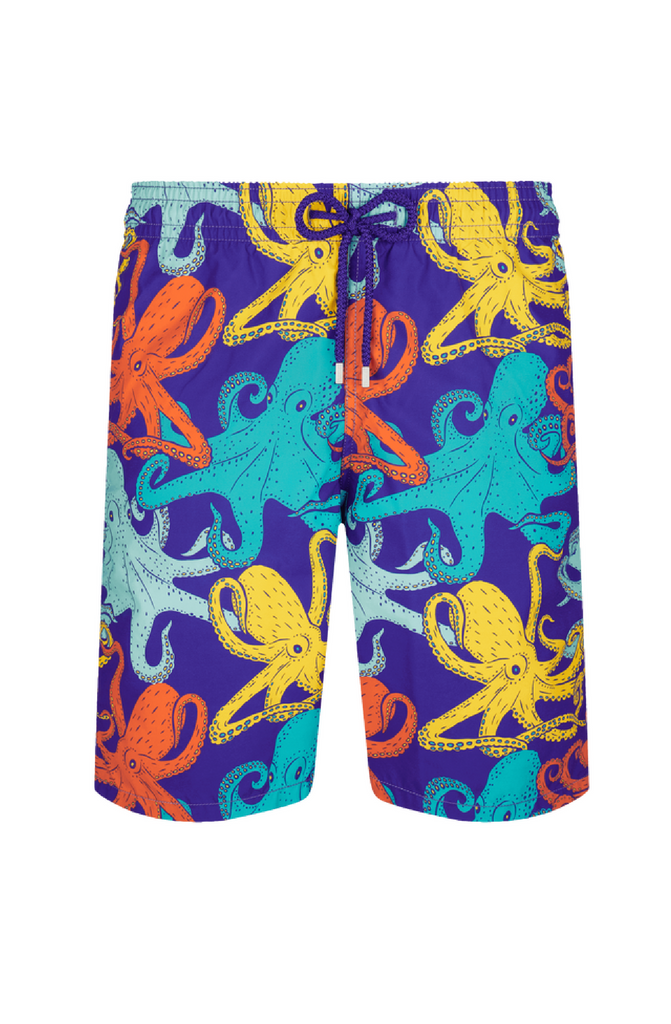 VILEBREQUIN Men Long Swim Shorts Octopussy