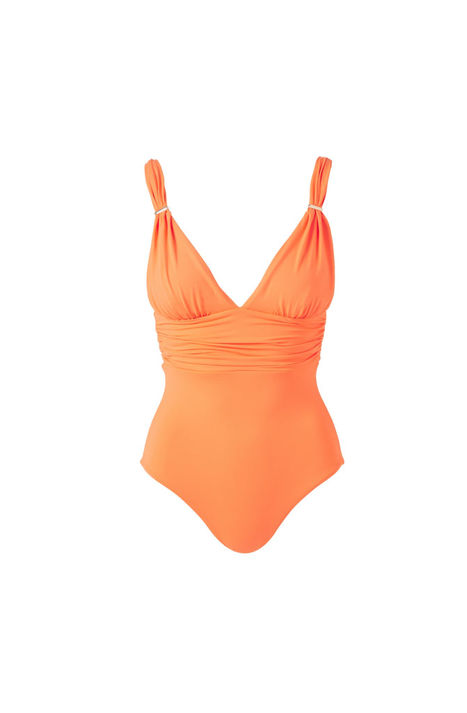 MELISSA ODABASH Panarea Orange Swimsuit