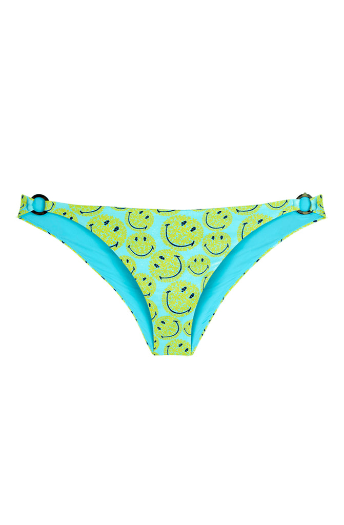 VILEBREQUIN Women Bikini Bottom Midi Brief Turtles Smiley - Vilebrequin x Smiley