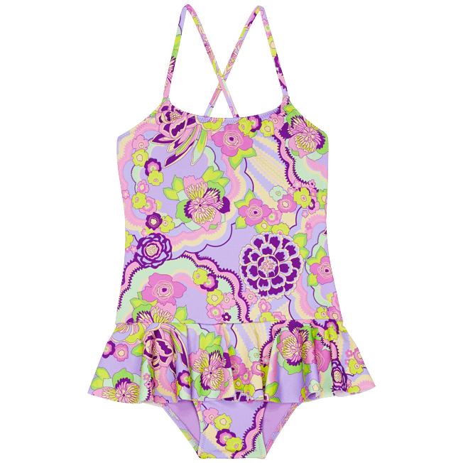VILEBREQUIN Girls Swimwear Rainbow Flowers