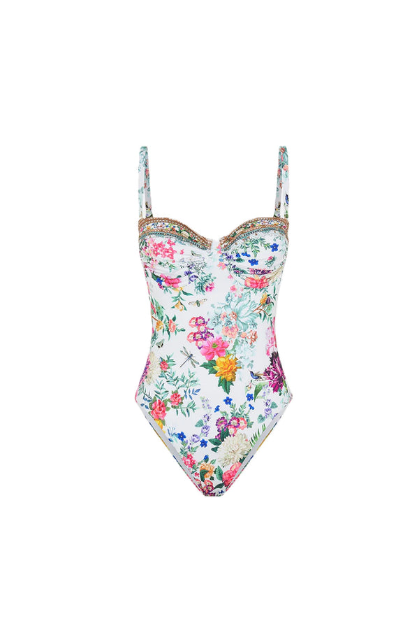 CAMILLA Women Ruched Cup Underwire One Piece - Plumes And Parterres