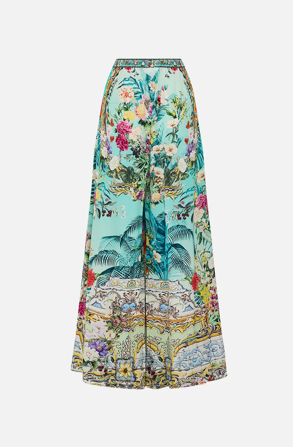 CAMILLA Women Wide Leg Trouser With Front Pockets - Gardens Of Queluz