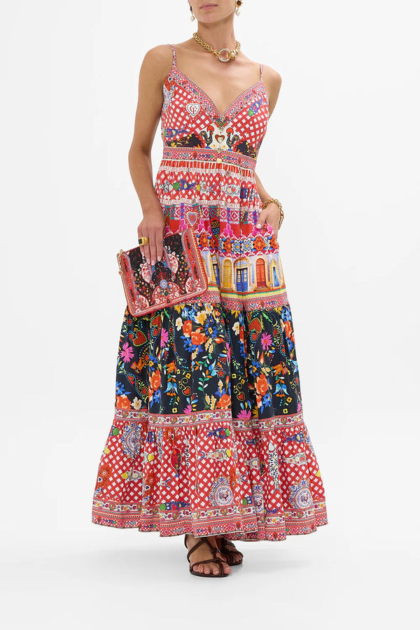 CAMILLA Women Small Canvas Clutch - Folk Fabulous