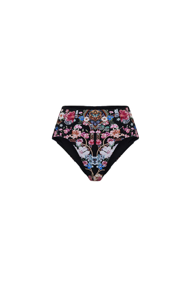 CAMILLA Women High Waist Panelled Pant Bikini - Midnight in Monserrate