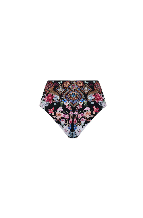 CAMILLA Women High Waist Panelled Pant Bikini - Midnight in Monserrate