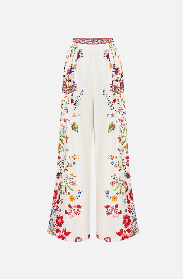 CAMILLA Women Wide Leg Trouser With Front Pockets - Faith, Luck & Justice