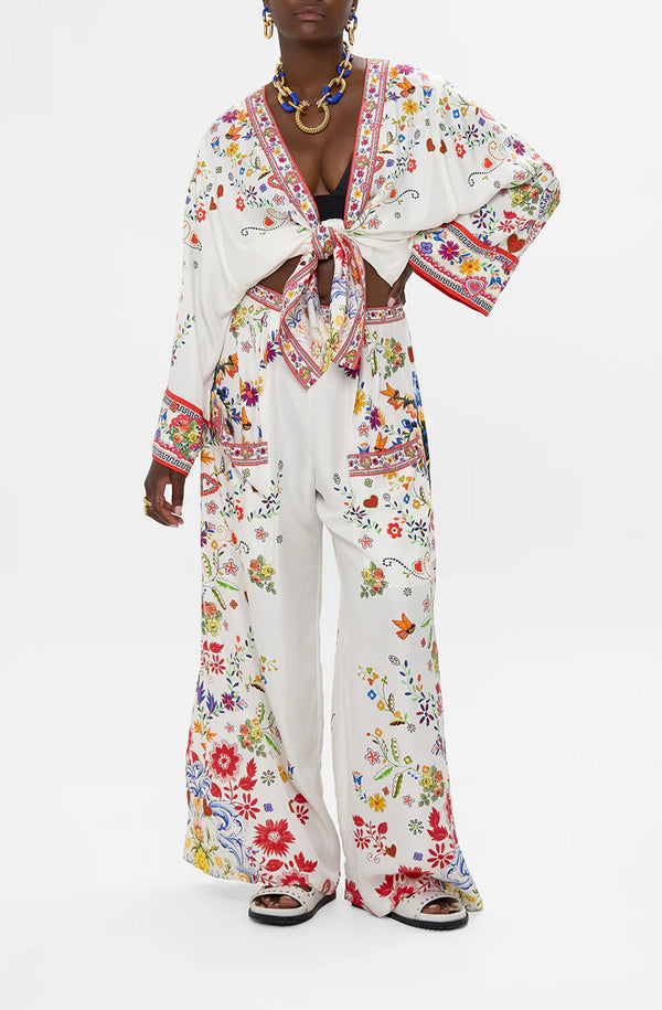 CAMILLA Women Wide Leg Trouser With Front Pockets - Faith, Luck & Justice