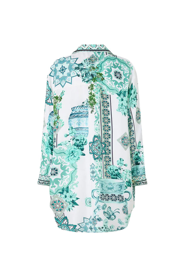 CAMILLA Women Shirt Tunic With Pockets - Balearic Bebé