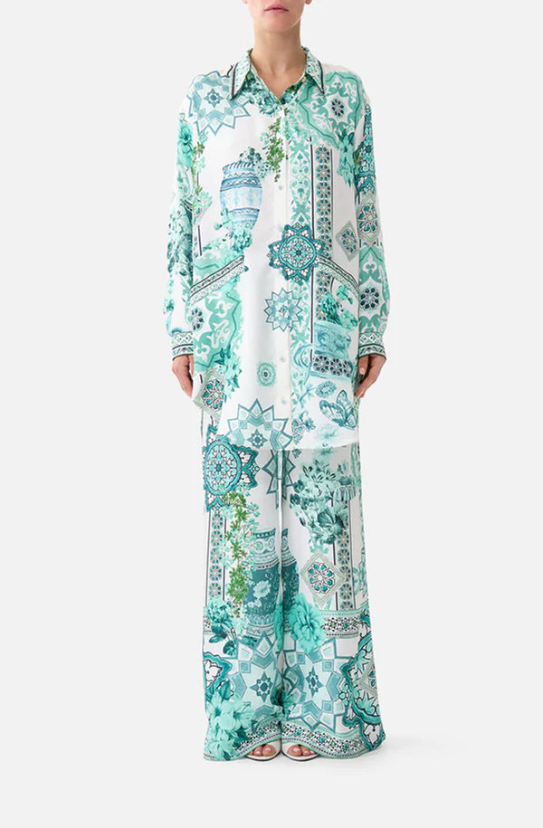 CAMILLA Women Shirt Tunic With Pockets - Balearic Bebé