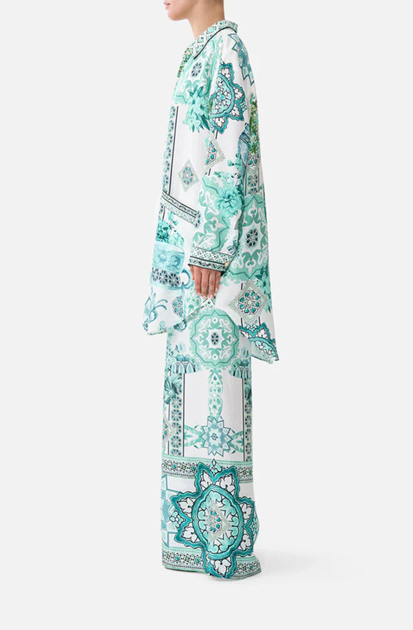 CAMILLA Women Shirt Tunic With Pockets - Balearic Bebé