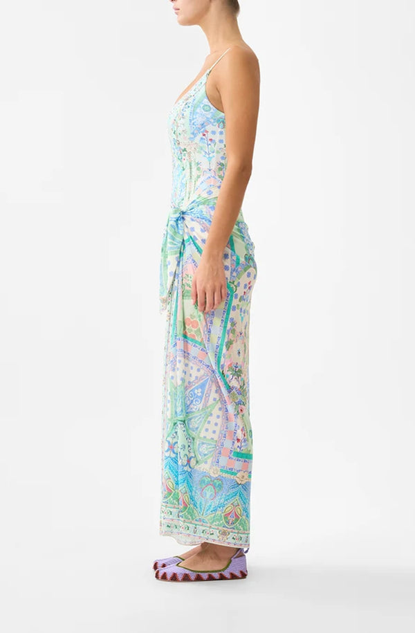 CAMILLA Women Multi Wear Long Sarong - Midsummer Mosaics