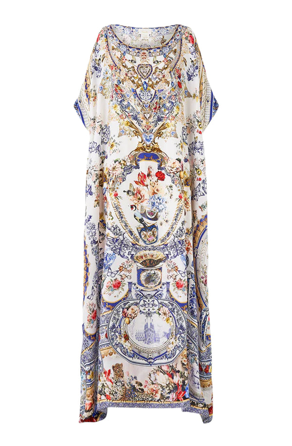CAMILLA Women Round Neck Kaftan - The Pottery Parlour