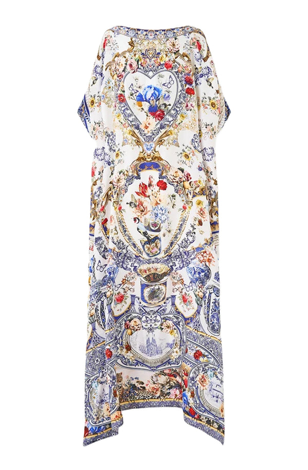 CAMILLA Women Round Neck Kaftan - The Pottery Parlour