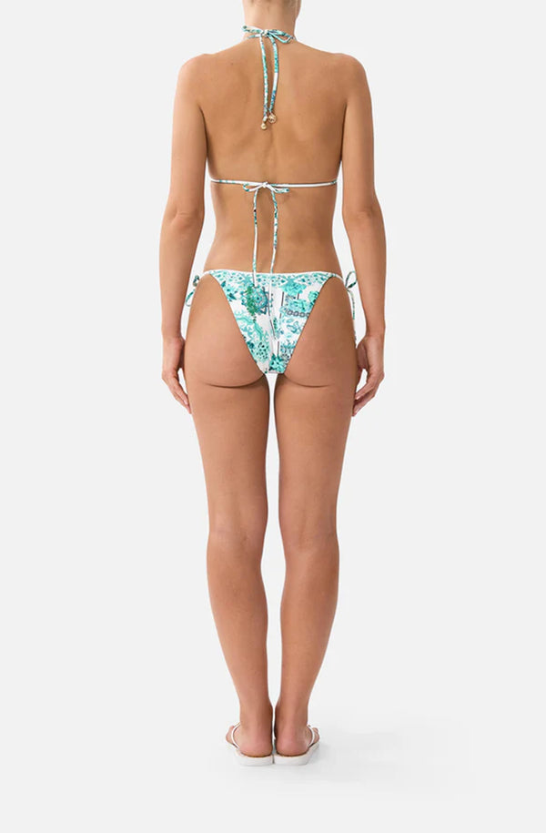 CAMILLA Women Cheeky Slide Tri Bikini Set With Charms - Balearic Bebé