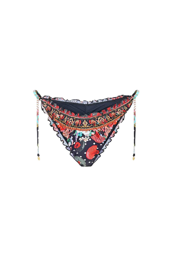 CAMILLA Women Skimpy Bikini Bottom W Ruched Edges - Daughters Of Duende