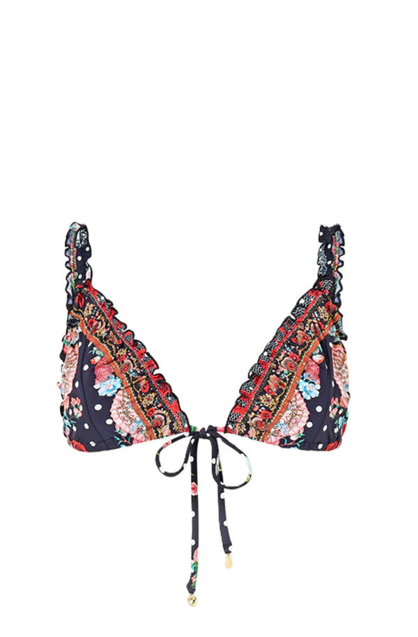 CAMILLA Women Tri Bikini Top W Ruched Edges - Daughters Of Duende