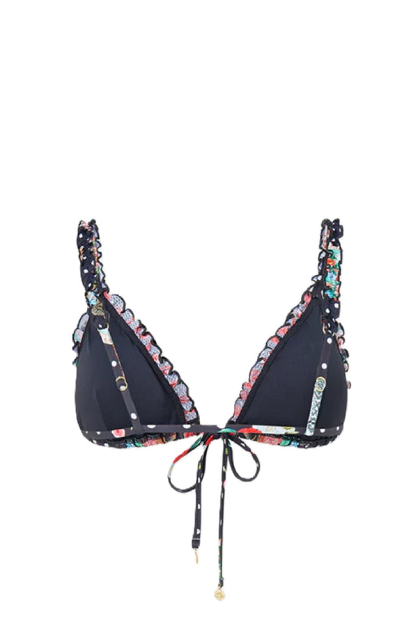 CAMILLA Women Tri Bikini Top W Ruched Edges - Daughters Of Duende