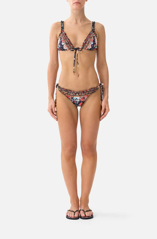 CAMILLA Women Tri Bikini Top W Ruched Edges - Daughters Of Duende