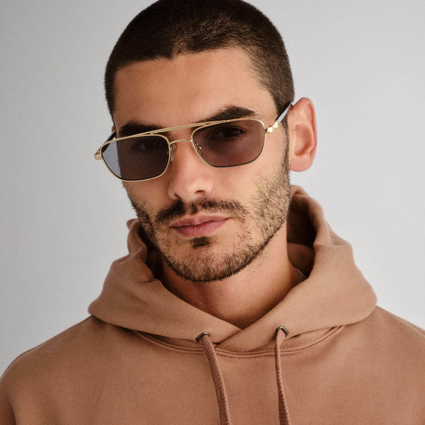 LE SPECS Unisex Le Mimi Gold Smoke Tint