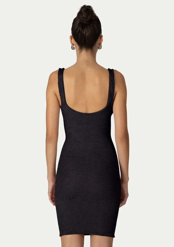 PARAMIDONNA Women Mika Black Short Dress