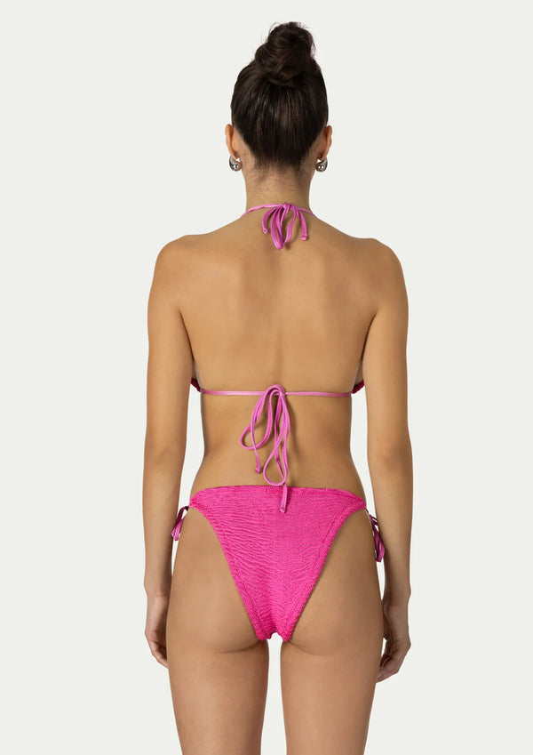 PARAMIDONNA Women Ema Fuchsia Side-Ties Bikini