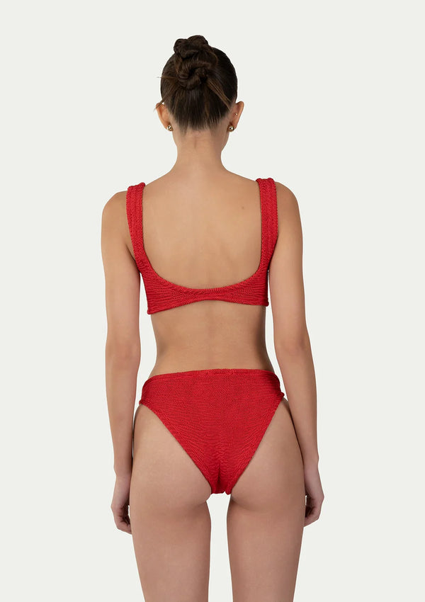 PARAMIDONNA Women Serena Chili Pepper V-Shaped  Bikini
