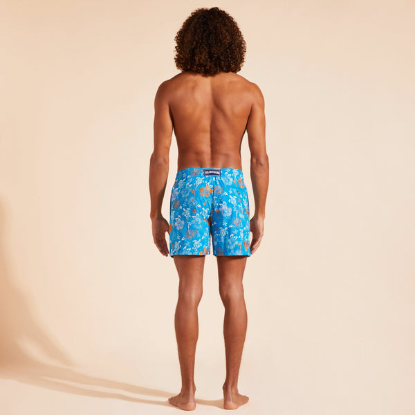 VILEBREQUIN Men Swim Shorts Embroidered Tropical Turtles - Limited Edition