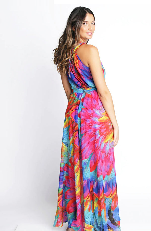 DOLCESSA Flame Rio Maxi Dress - Stretch