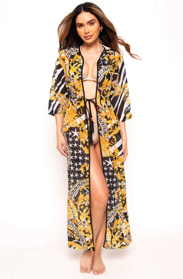 DOLCESSA Onyx Medley Coverup Long