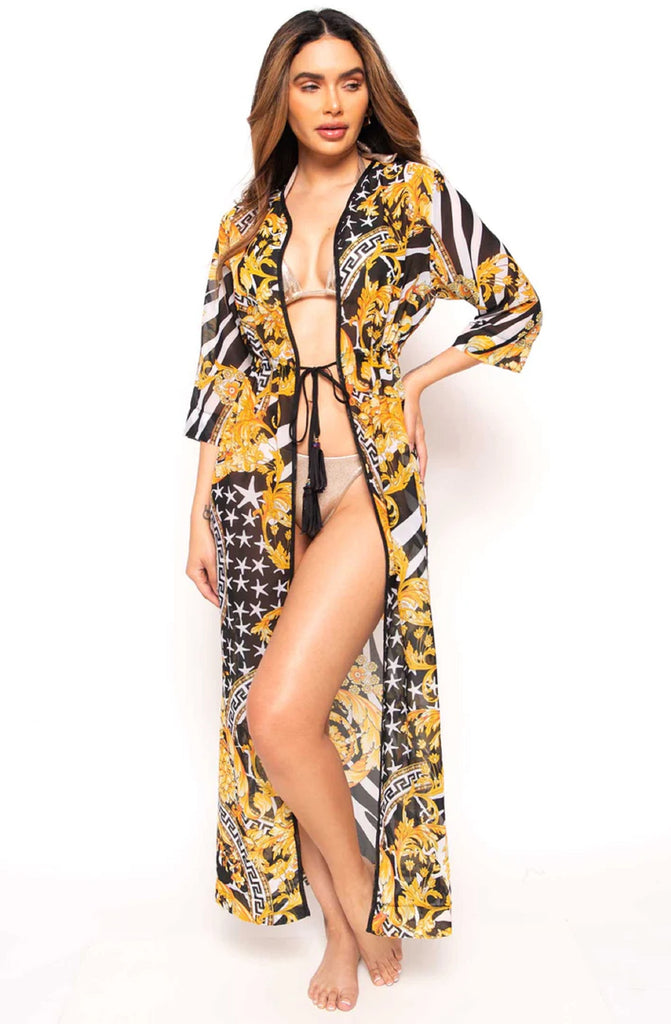 DOLCESSA Onyx Medley Coverup Long