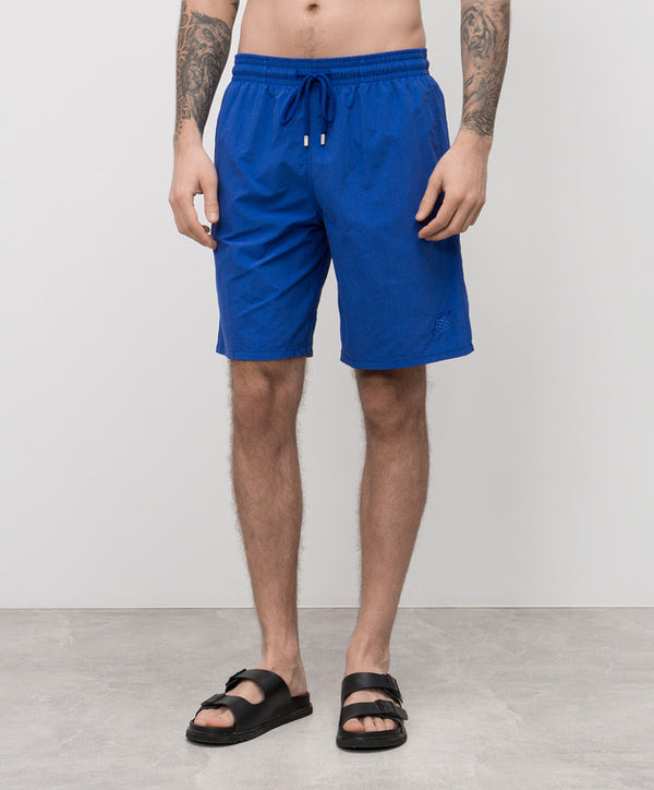 VILEBREQUIN Men Long Swim Shorts Water-Reactive Ronde des Tortues Maxi