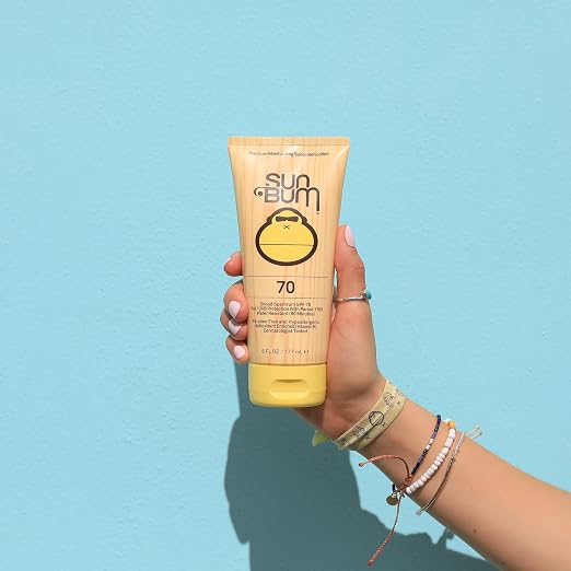 SUN BUM Original Moisturizing Sunscreen Broad Spectrum SPF 70 Lotion