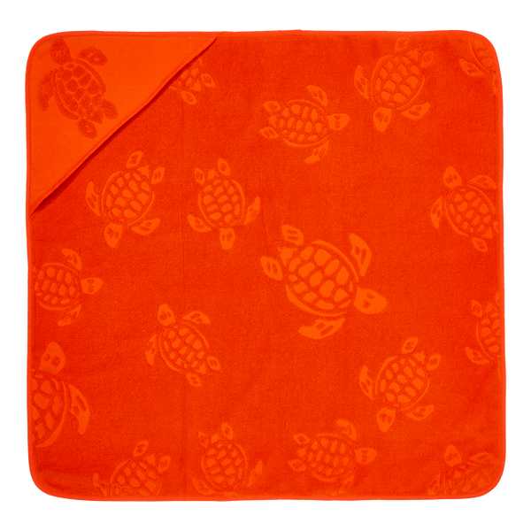 VILEBREQUIN Beach Towel in Jacquard Baby Turtle plain