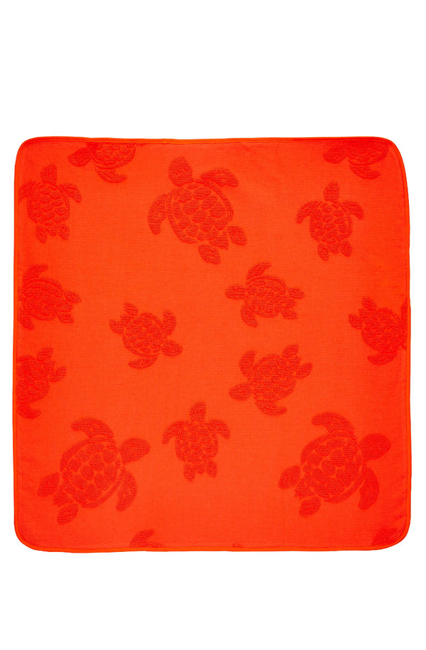 VILEBREQUIN Baby Beach Towel Turtle Jacquard Solid