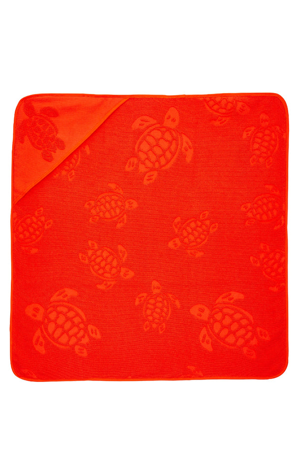 VILEBREQUIN Baby Beach Towel Turtle Jacquard Solid