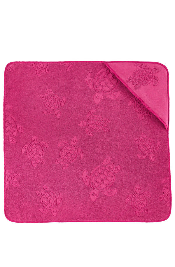 VILEBREQUIN Baby Beach Towel Turtle Jacquard Solid