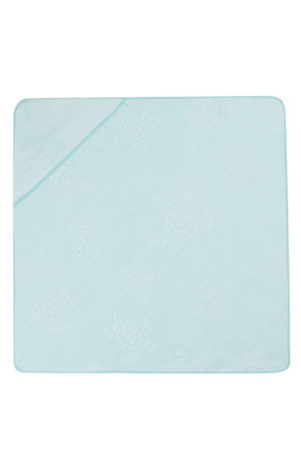 VILEBREQUIN Baby Beach Towel Turtle Jacquard Solid