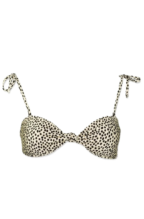 KENDALL & KYLIE Women Animal Dot Adjustable Bikini Top