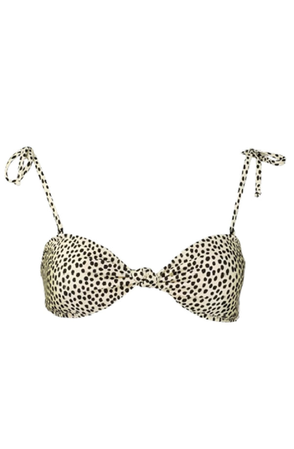 KENDALL & KYLIE Women Animal Dot Adjustable Bikini Top