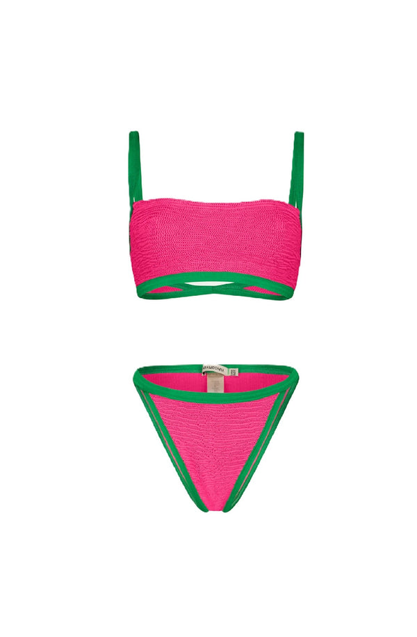 PARAMIDONNA Women Ava Candy Pink Bralette Bikini