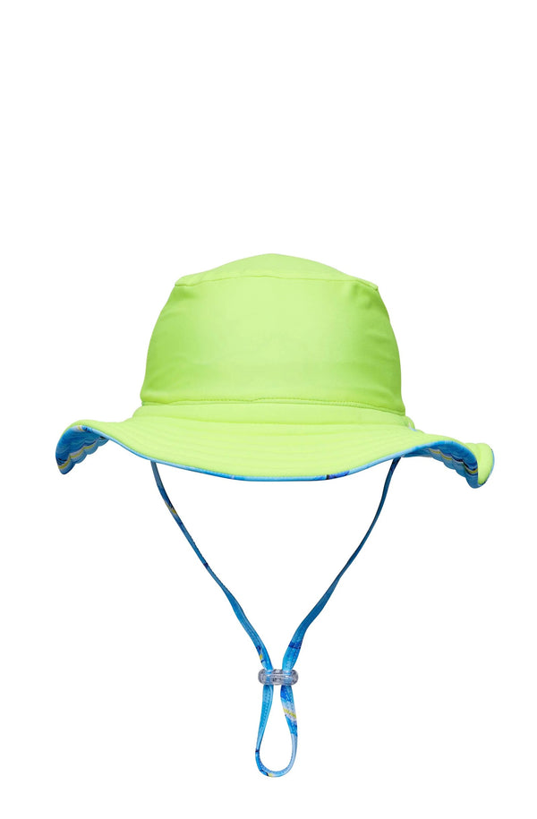 SNAPPERROCK Boys Jawsome Waves Reversible Bucket Hat