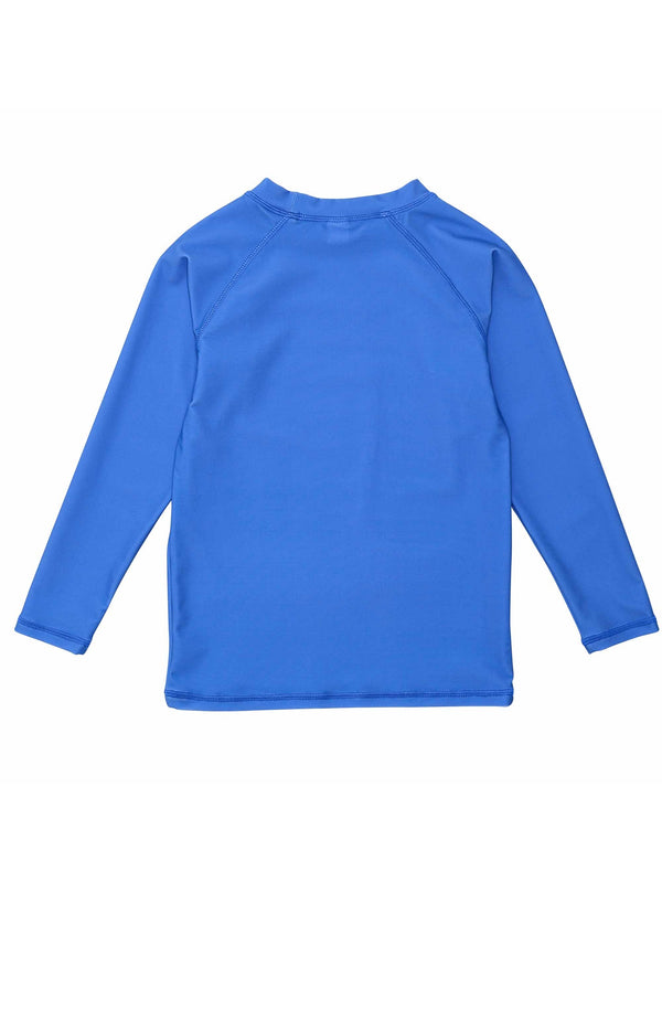 SNAPPERROCK Boys Azure Sustainable Long Sleeves Rash Top
