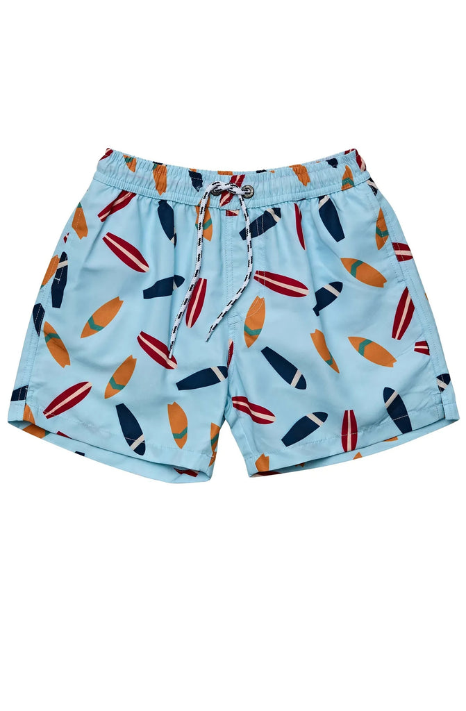 SNAPPERROCK Boys Sunrise Shark Volley Board Short