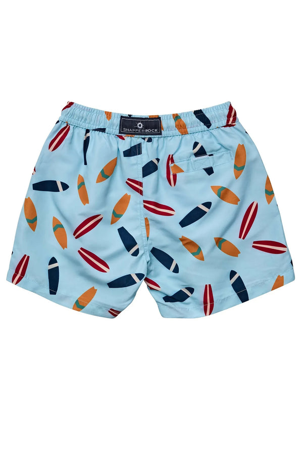 SNAPPERROCK Boys Sunrise Shark Volley Board Short